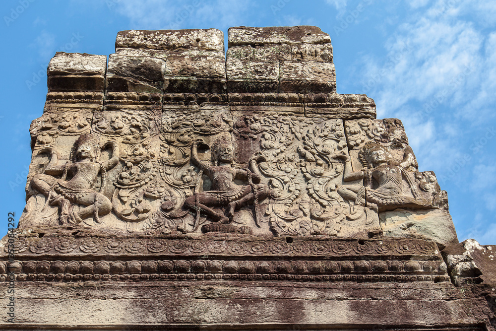 Apsara bayon temple, Siem Reap, Cambodia.