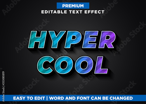 Hyper Cool Text Effect Style