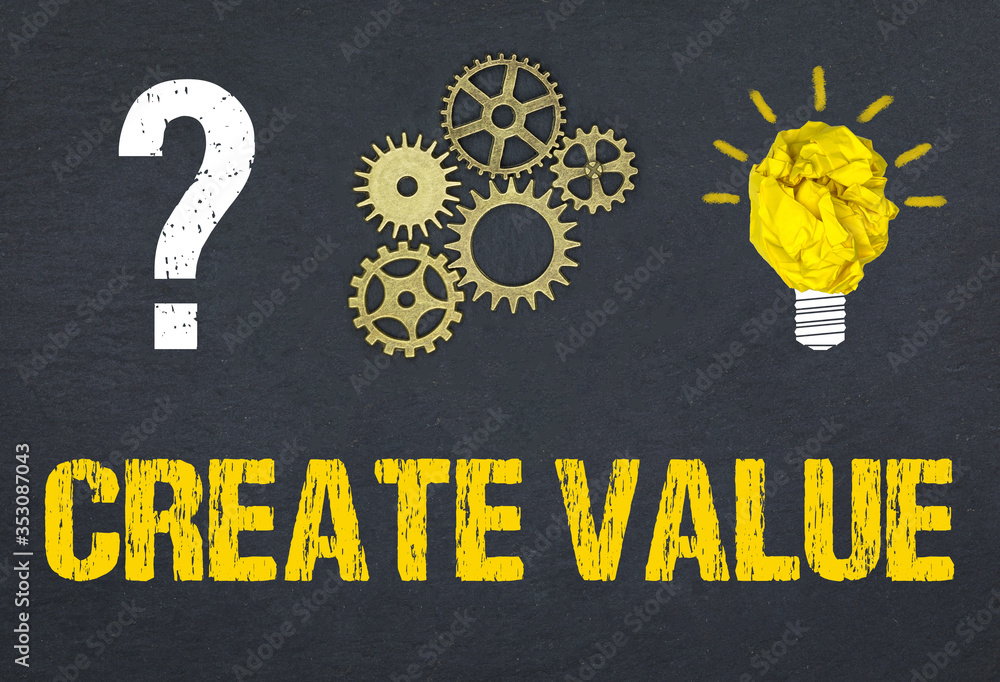 Obraz premium Create Value