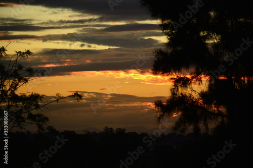 Clouds at sunset
