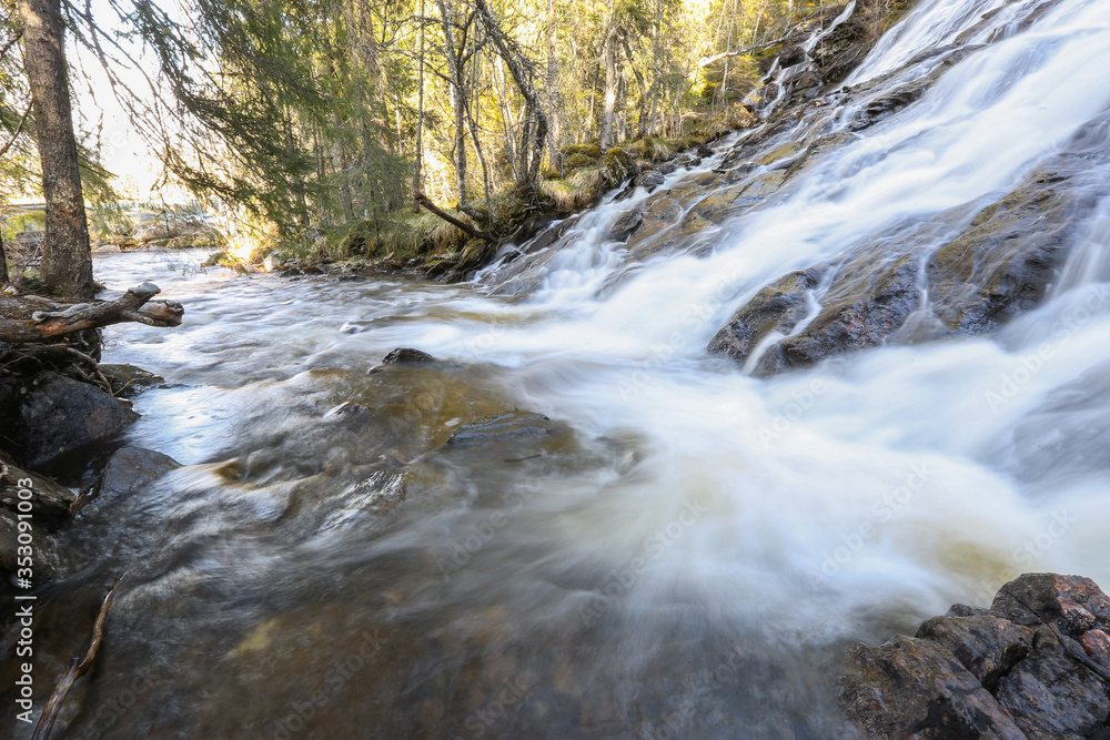 Spring flood