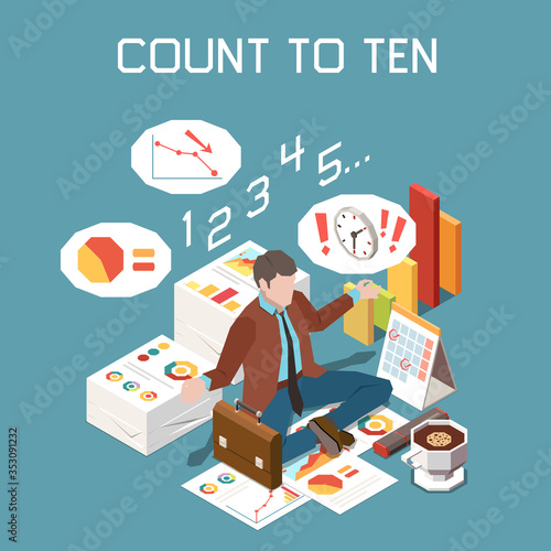 Stress Management Concept Illustration