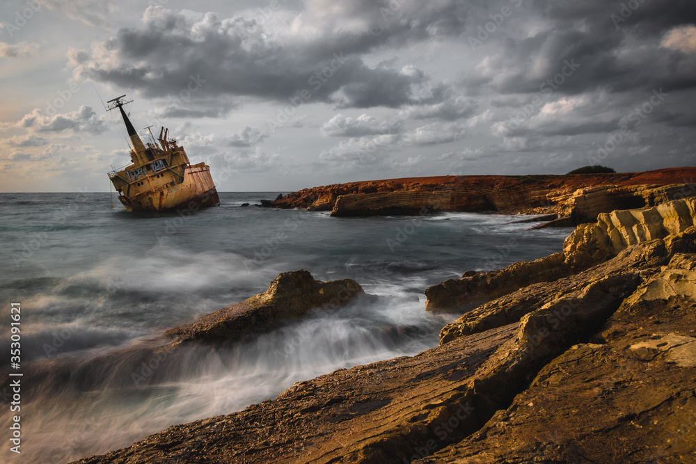 Shipwreck in Cyprus