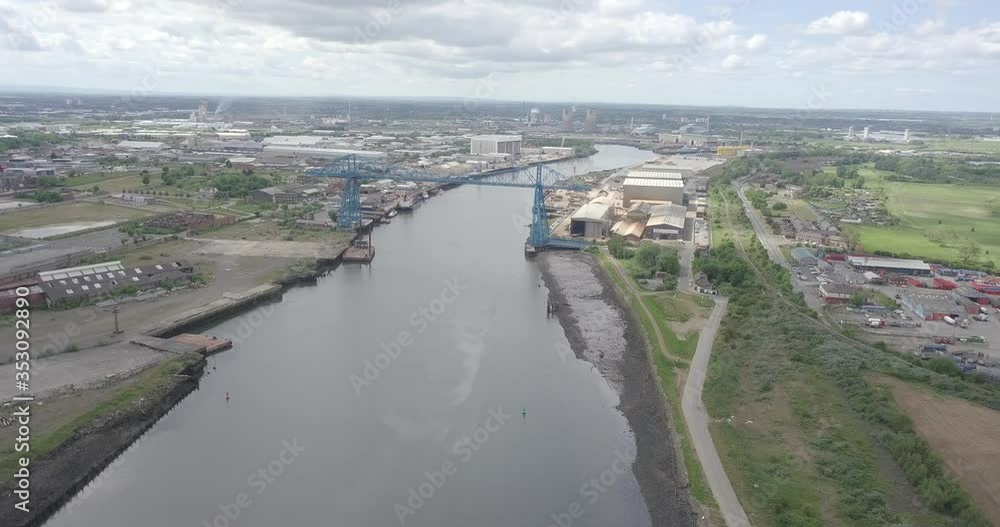 The born Transporter Bridge at Middlesbrough The born Transporter Bridge at Middlesbrough