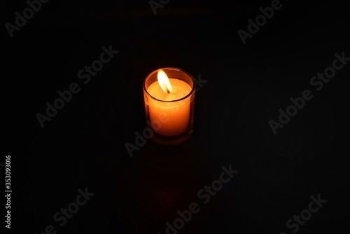 candle in the dark