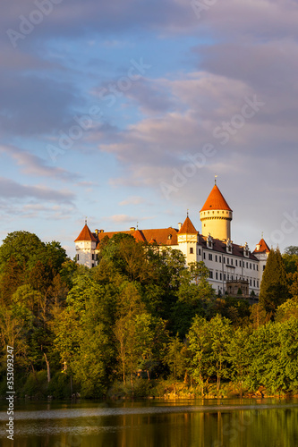 Konopiste castle in Central Bohemia, Czech Republic