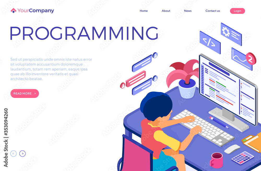 Programmer Developing Program Programmer Developing Program