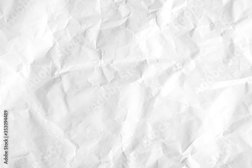 crumpled white paper 
