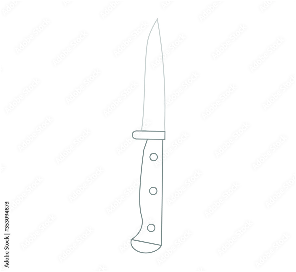knife. illustration for web and mobile knife. illustration for web and mobile