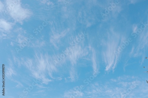 blue sky with clouds
