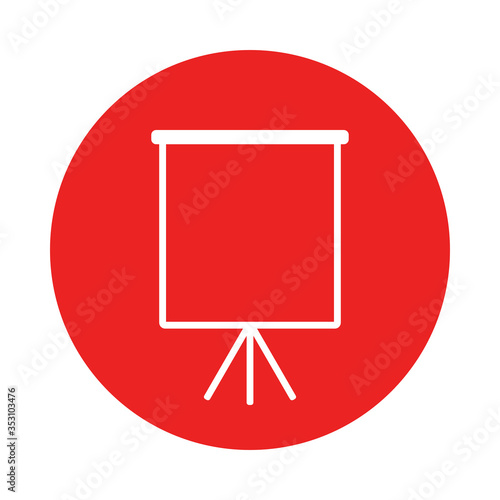 Flipchart und Kreis