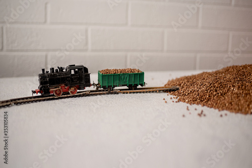 train on the railway