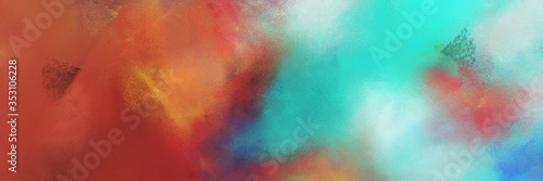 abstract colorful diagonal background with lines and moderate red, pastel blue and light sea green colors. can be used as poster, background or banner