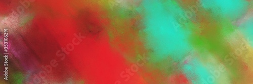 abstract colorful diagonal background with lines and sienna, dark sea green and light sea green colors. can be used as texture, background or banner