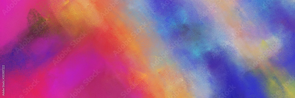 abstract colorful diagonal background with lines and mulberry , moderate pink and dark slate blue colors. art can be used as background or texture