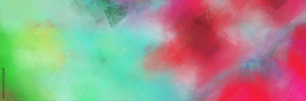 abstract colorful diagonal background with lines and dark sea green, moderate red and medium aqua marine colors. can be used as poster, background or banner