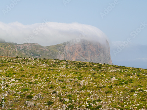 landscape in western sicily photo