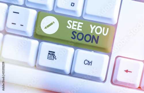 Foto Word writing text See You Soon