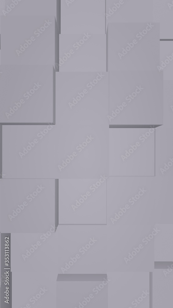 Abstract gray elegant cube geometric background. Chaotically advanced rectangular bars. 3D Rendering, 3D illustration Abstract gray elegant cube geometric background. Chaotically advanced rectangular bars. 3D Rendering, 3D illustration