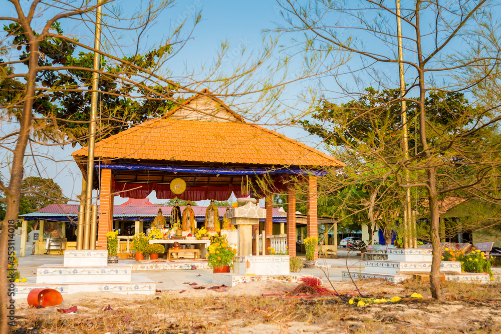 Temple on Phu Quoc Ong Lang beach