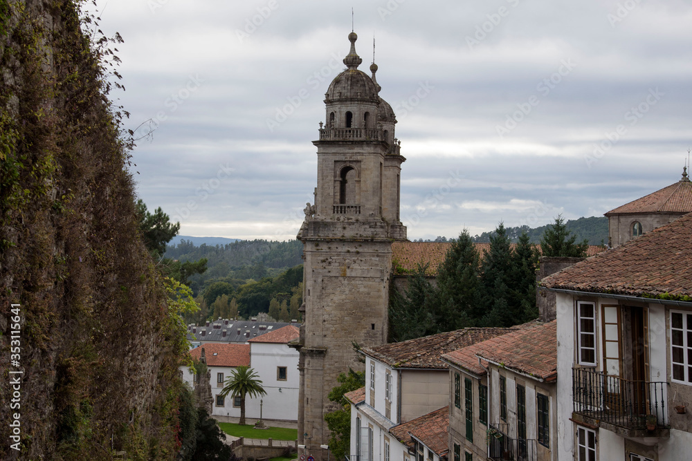 Obraz premium Church of San Francisco, in Santiago de Compostela, La Coruña, Galica, Spain, Europe.
