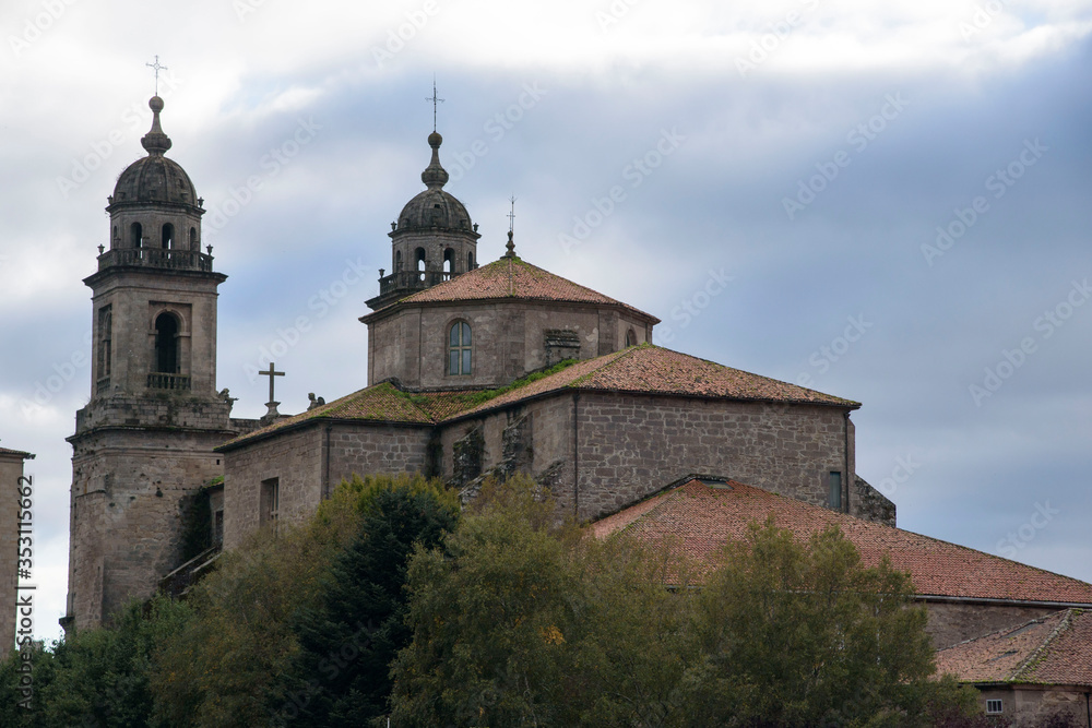 Church of San Francisco, in Santiago de Compostela, La Coruña, Galica, Spain, Europe. Church of San Francisco, in Santiago de Compostela, La Coruña, Galica, Spain, Europe.