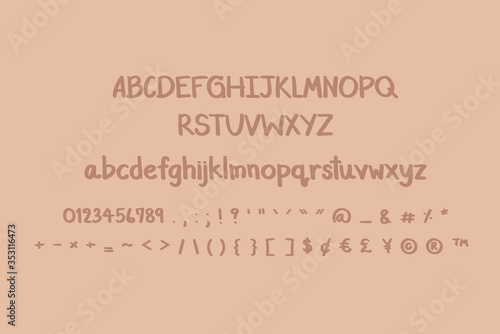 This set is alphabets A-Z, numeral and punctuation that you can use on your logos, social media, print etc.