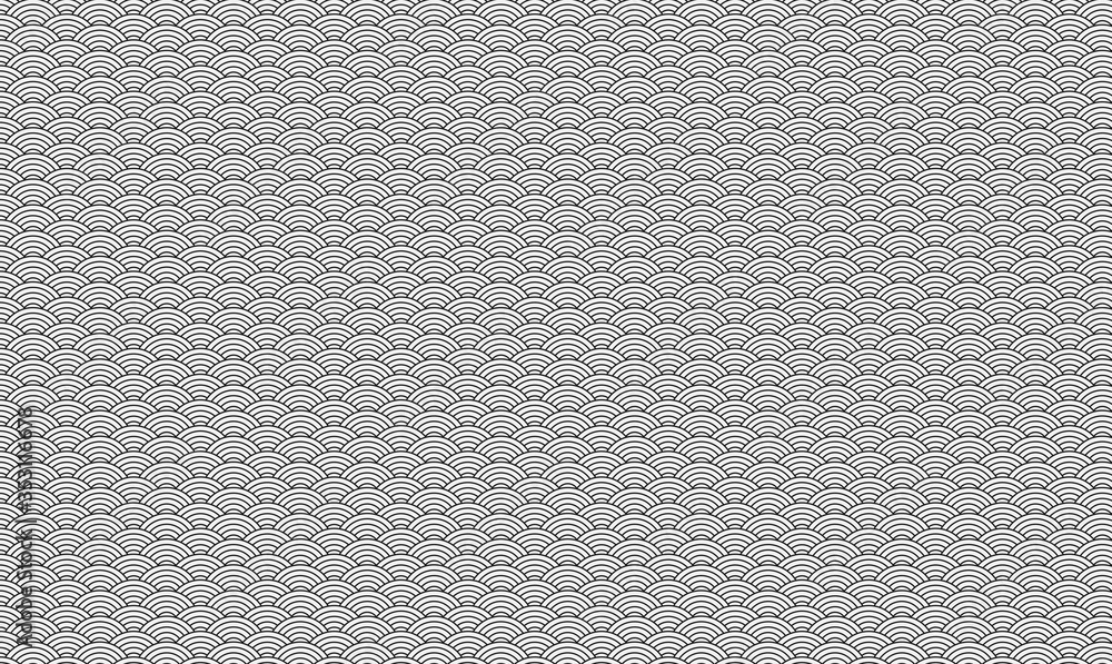 Fototapeta premium Japanese classsic pattern background. Vector EPS10