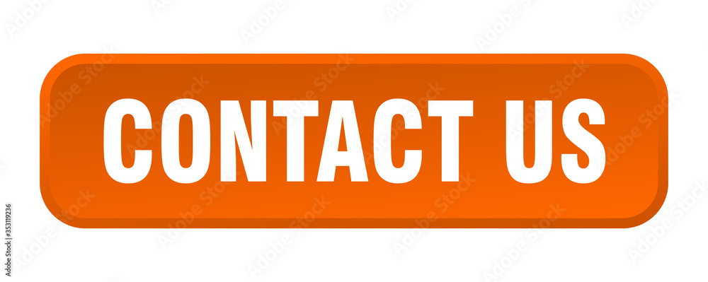 contact us button. contact us square 3d push button contact us button. contact us square 3d push button