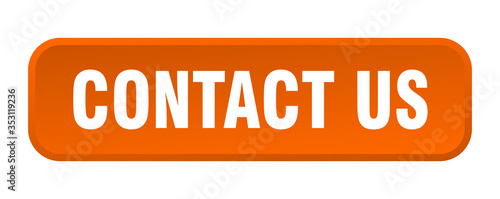 contact us button. contact us square 3d push button