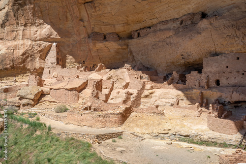 Long House Entrance and Dwellings on Wetherill Mesa photo