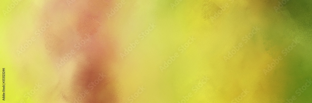 Fototapeta premium colorful abstract painting background texture with dark khaki, olive drab and peru colors. can be used as poster or background