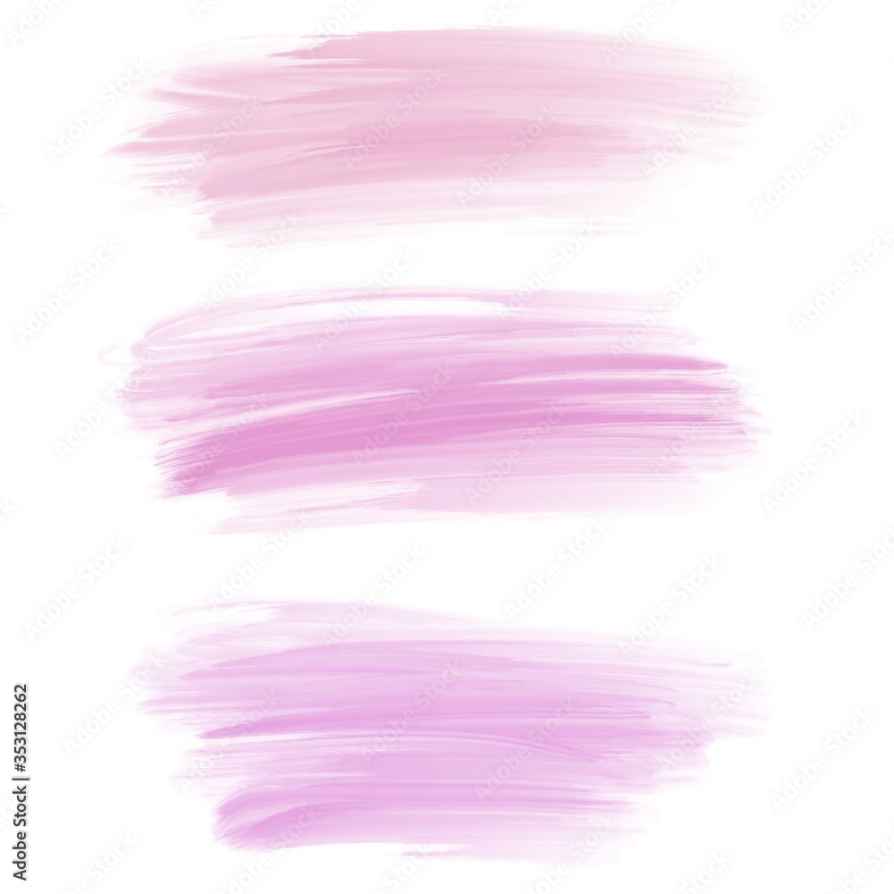Abstract watercolor hand-drawn background. Colored spots, stripes on a white background