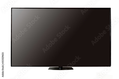 Quadro em tela Modern LED TV isolated on white