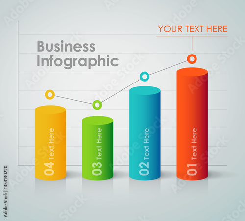 Business Infographic - bar chart