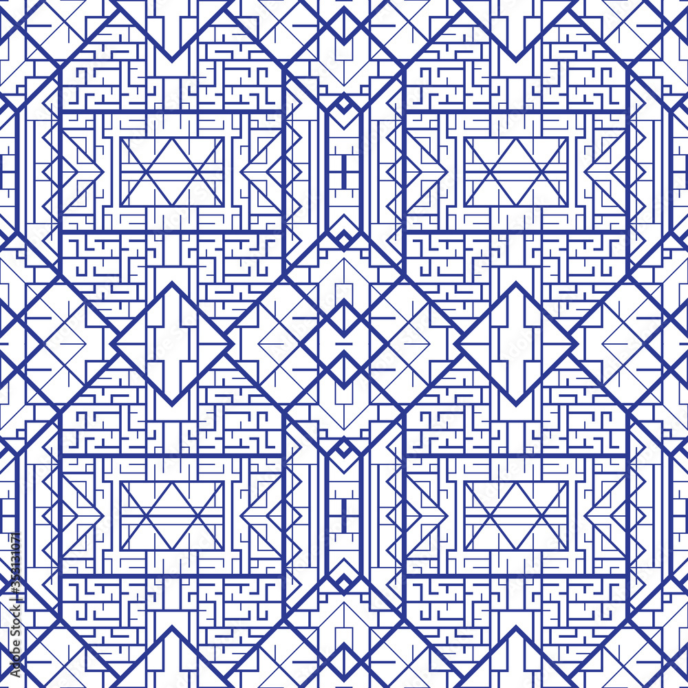 Seamless geometric pattern. Seamless geometric pattern.