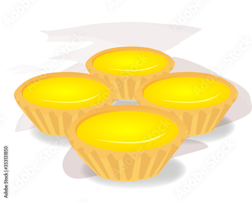 Traditional Asian Egg Tart