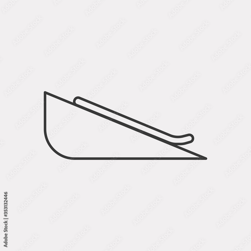 Snowboard icon. Vector Illustration Snowboard icon. Vector Illustration