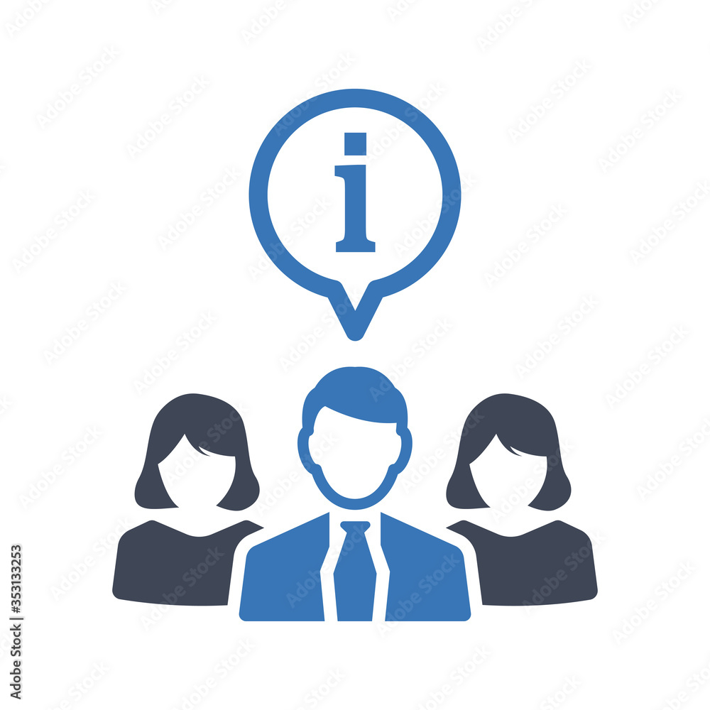 Business advisor icon Business advisor icon