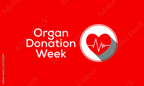 Vector illustration on the theme of Organ Donation week observed each year during September.