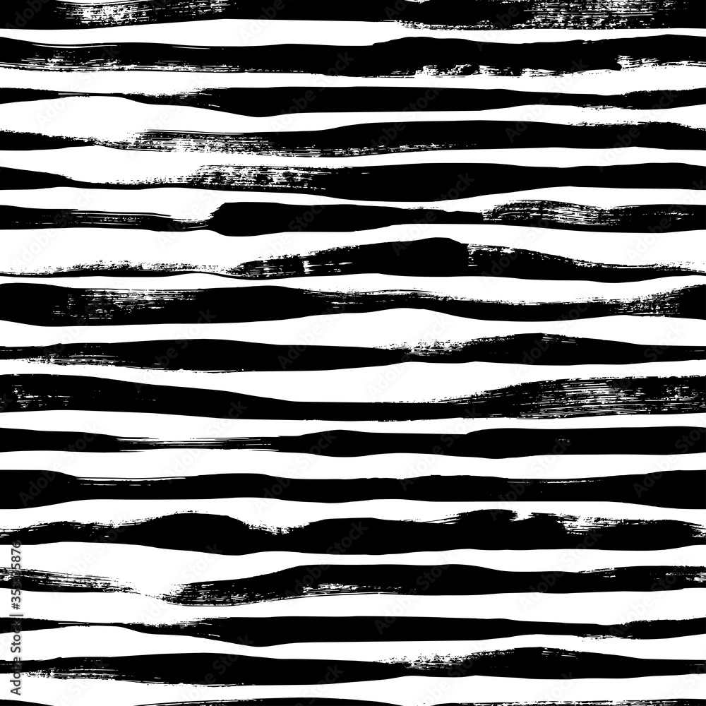Wavy grunge lines vector seamless pattern. Horizontal brush strokes, straight stripes or lines. Wavy grunge lines vector seamless pattern. Horizontal brush strokes, straight stripes or lines.
