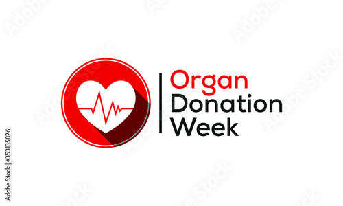 Vector illustration on the theme of Organ Donation week observed each year during September.