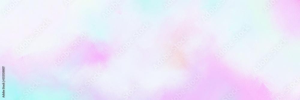 abstract decorative horizontal design with lavender, pale turquoise and pastel pink color. can be used as header or banner