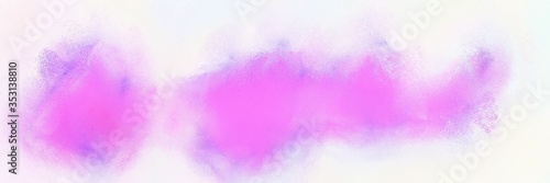 vintage painted art decorative horizontal texture background with white smoke, violet and plum color. can be used as header or banner