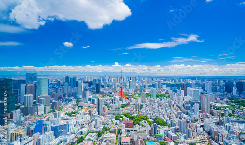 Photography 東京風景　56月　青空と雲