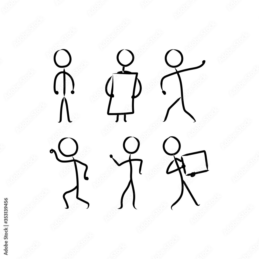 Abstract people. Persons symbol for logo, app, UI, web site design. Vector illustration Abstract people. Persons symbol for logo, app, UI, web site design. Vector illustration