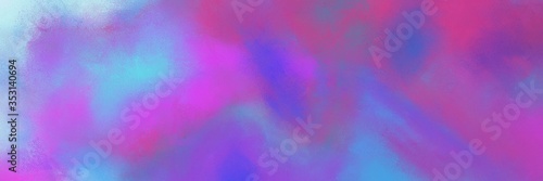 Bilde på lerret abstract retro horizontal background design with moderate violet, baby blue and light pastel purple color