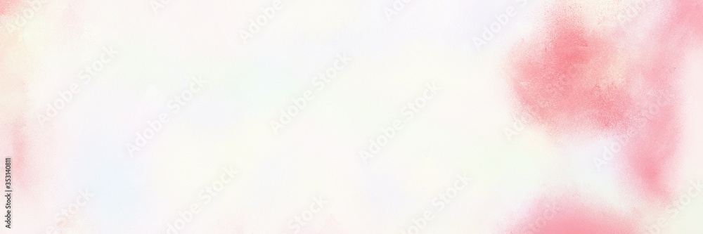abstract old horizontal texture with white smoke, light pink and light coral color. can be used as header or banner