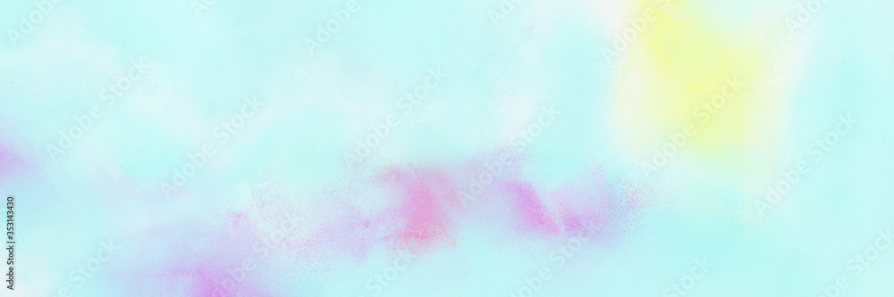 abstract decorative horizontal background design with light cyan, beige and pale golden rod color. can be used as header or banner