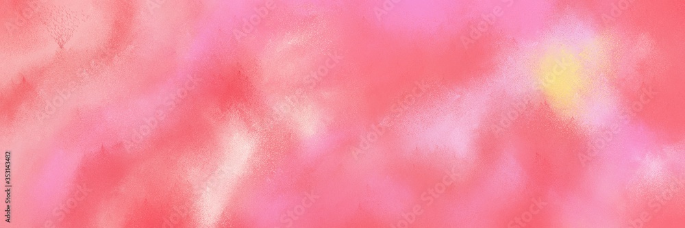 abstract vintage horizontal banner background  with light coral, baby pink and light pink color. can be used as header or banner